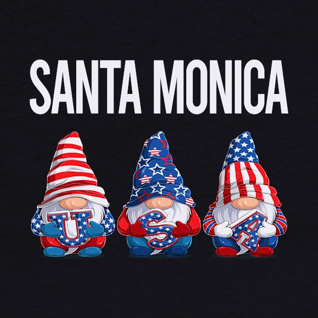 Happy USA Santa Monica by flaskoverhand